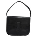 SAINT LAURENT Shoulder Bag Leather Black Auth BA779-13