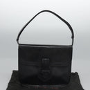 SAINT LAURENT Shoulder Bag Leather Black Auth BA779-12