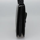 SAINT LAURENT Shoulder Bag Leather Black Auth BA779-4