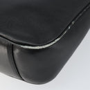 GUCCI Bamboo Hand Bag Leather Black Gold 001 0166 1638 Auth BA7790-9