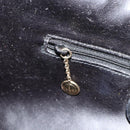 GUCCI Bamboo Hand Bag Leather Black Gold 001 0166 1638 Auth BA7790-20