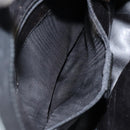 GUCCI Bamboo Hand Bag Leather Black Gold 001 0166 1638 Auth BA7790-11