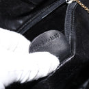 GUCCI Bamboo Hand Bag Leather Black Gold 001 0166 1638 Auth BA7790-12