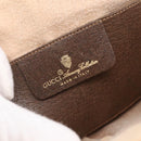 GUCCI GG Supreme Web Sherry Line Bag PVC Beige Gold 904 02 047 Auth BA7792-18