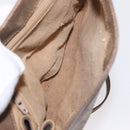 GUCCI GG Supreme Web Sherry Line Bag PVC Beige Gold 72 02 024 Auth BA7793-21