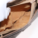 GUCCI GG Supreme Web Sherry Line Bag PVC Beige Gold 72 02 024 Auth BA7793-25