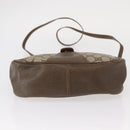 GUCCI GG Supreme Web Sherry Line Bag PVC Beige Gold 72 02 024 Auth BA7793-9