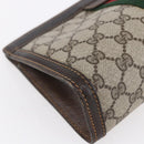 GUCCI GG Supreme Web Sherry Line Bag PVC Beige Gold 41 014 2125 23 Auth BA7795-16