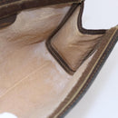 GUCCI GG Supreme Web Sherry Line Bag PVC Beige Gold 41 014 2125 23 Auth BA7795-10