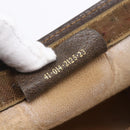 GUCCI GG Supreme Web Sherry Line Bag PVC Beige Gold 41 014 2125 23 Auth BA7795-12