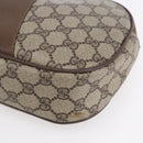 GUCCI GG Supreme Web Sherry Line Bag PVC Beige Gold Red 89 01 034 Auth BA7796-14