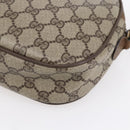 GUCCI GG Supreme Web Sherry Line Bag PVC Beige Gold Red 89 01 034 Auth BA7796-16