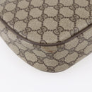 GUCCI GG Supreme Web Sherry Line Bag PVC Beige Gold Red 89 01 034 Auth BA7796-17