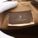 GUCCI GG Supreme Web Sherry Line Bag PVC Beige Gold Red 89 01 034 Auth BA7796-19