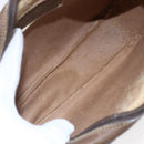 GUCCI GG Supreme Web Sherry Line Bag PVC Beige Gold Red 89 01 034 Auth BA7796-11