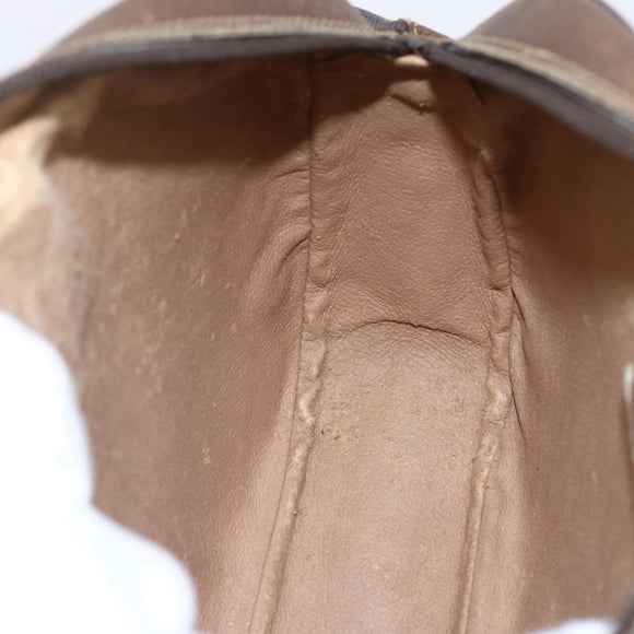 GUCCI GG Supreme Web Sherry Line Bag PVC Beige Gold Red 89 01 034 Auth BA7796