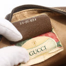 GUCCI GG Supreme Web Sherry Line Bag PVC Beige Gold Red 89 01 034 Auth BA7796-12