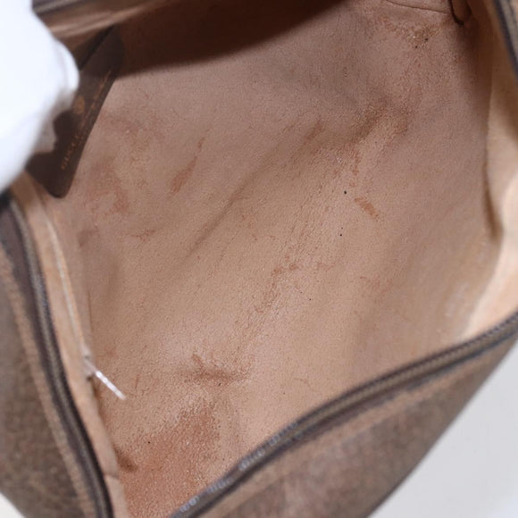 GUCCI GG Supreme Web Sherry Line Bag PVC Beige Gold 14 02 005 Auth BA7798