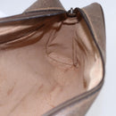 GUCCI GG Supreme Web Sherry Line Bag PVC Beige Gold 14 02 005 Auth BA7798-20