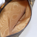 GUCCI GG Supreme Web Sherry Line Bag PVC Beige Gold 14 02 005 Auth BA7798-22