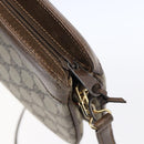 GUCCI GG Supreme Web Sherry Line Bag PVC Beige Gold Red 904 02 043 Auth BA7799-9