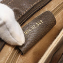 GUCCI GG Supreme Web Sherry Line Bag PVC Beige Gold Red 904 02 043 Auth BA7799-12