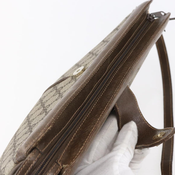 GUCCI GG Supreme Web Sherry Line Bag PVC Beige Gold Red 904 02 043 Auth BA7799