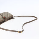 GUCCI GG Supreme Web Sherry Line Bag PVC Beige Gold Red 904 02 043 Auth BA7799-7