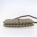 GUCCI GG Supreme Web Sherry Line Bag PVC Beige Gold Red 904 02 043 Auth BA7799-5