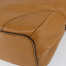 Chloe Shoulder Bag Leather Brown Gold Auth BA7803-12