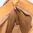 Chloe Shoulder Bag Leather Brown Gold Auth BA7803-18