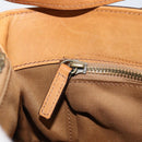 Chloe Shoulder Bag Leather Brown Gold Auth BA7803-20