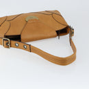 Chloe Shoulder Bag Leather Brown Gold Auth BA7803-7