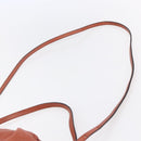 Chloe Hand Bag Leather 2way Orange Gold Auth BA7804-15