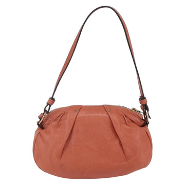 Chloe Hand Bag Leather 2way Orange Gold Auth BA7804 - 0