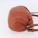 Chloe Hand Bag Leather 2way Orange Gold Auth BA7804-4