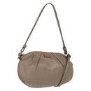Chloe Hand Bag Leather 2way Beige Gold Auth BA7805-1