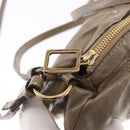 Chloe Hand Bag Leather 2way Beige Gold Auth BA7805-17