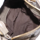 Chloe Hand Bag Leather 2way Beige Gold Auth BA7805-18