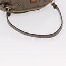 Chloe Hand Bag Leather 2way Beige Gold Auth BA7805-7