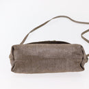 Chloe Lily Hand Bag Canvas 2way Silver Auth BA7806-11