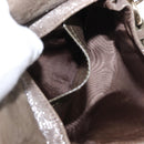 Chloe Lily Hand Bag Canvas 2way Silver Auth BA7806-22