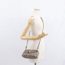 Chloe Lily Handtas Canvas 2-weg Zilver Auth BA7806-24