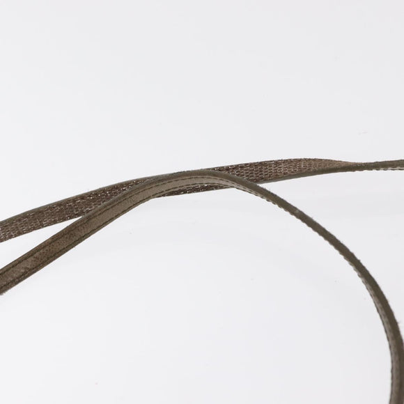 Chloe Lily Hand Bag Canvas 2way Silver Auth BA7806