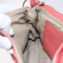 Chloe Lily Hand Bag Leather 2way Pink Gold Auth BA7807-19