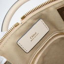 Chloe Bailey Handtas Leer 2way Grijs Goud Auth BA7808-21