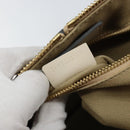 Chloe Bailey Hand Bag Leather 2way Gray Gold Auth BA7808-11