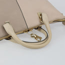 Chloe Bailey Handtas Leer 2way Grijs Goud Auth BA7808-7