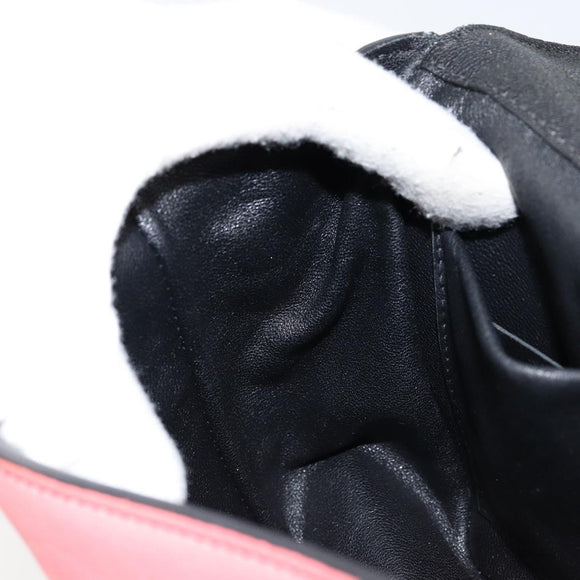 Chloe Chain Elsie Shoulder Bag Leather Pink Gold Auth BA7812