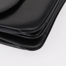 BALLY Shoulder Bag Leather Black Gold Auth BA7813-11